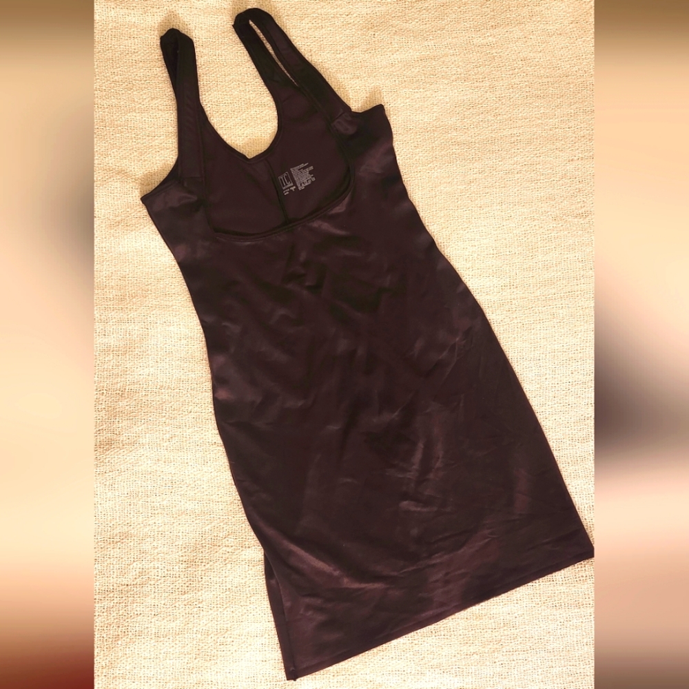 TC Fine Shapewear Firm Control Torsette Open Bust Slip Size Small